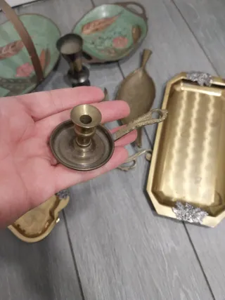 Lote de Bronce Decorativo