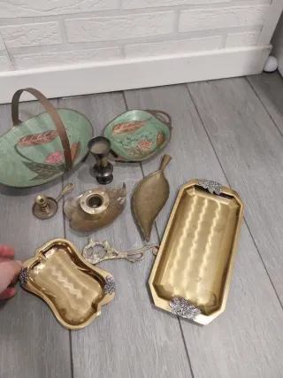 Lote de Bronce Decorativo