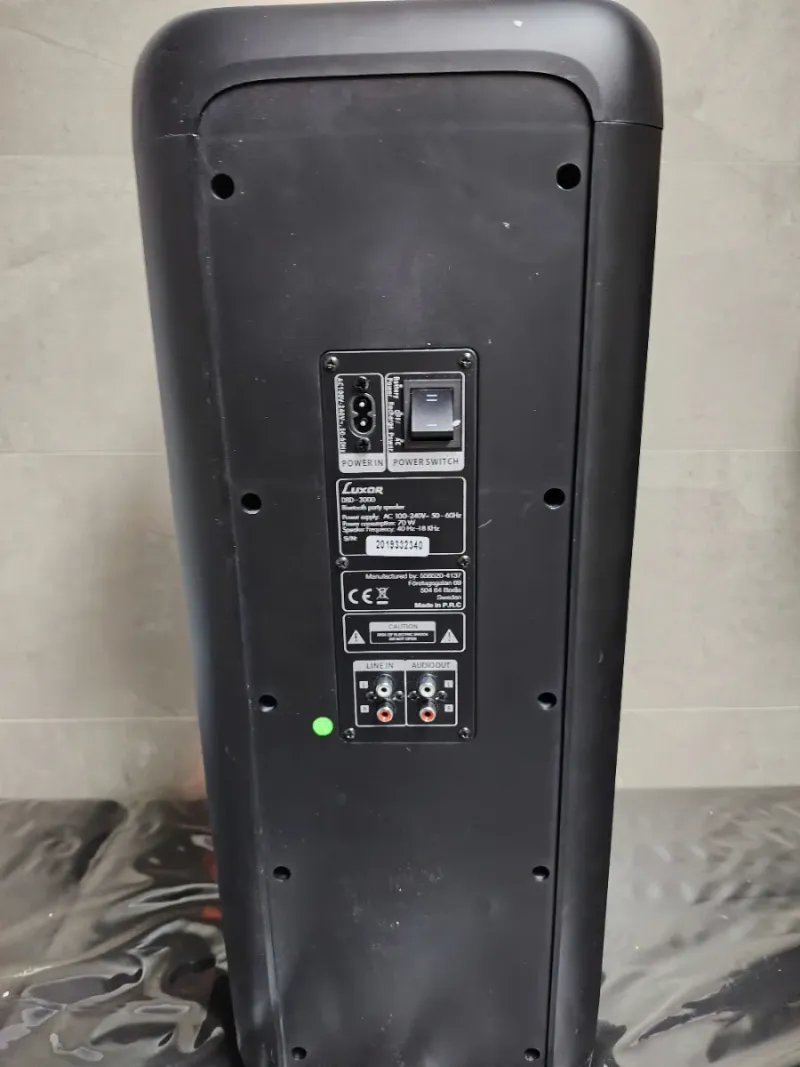 Altavoz Luxor DBD-3000 Fiesta con bluetooth 1400w afbeelding 3