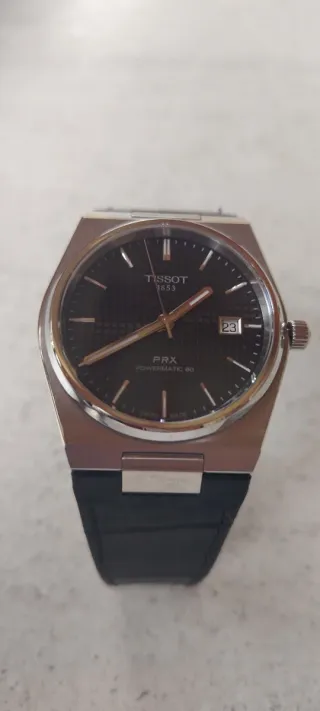 Tissot PRX Powermatic 80 esfera negra
