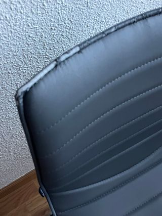 Juego 2 Sillas Ofiprix Piel Sintética Negra