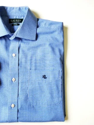 Camisa Ralph Lauren cuadros azul