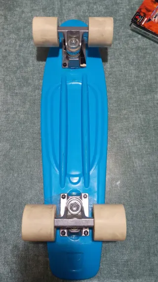 Mini patineta skate azul