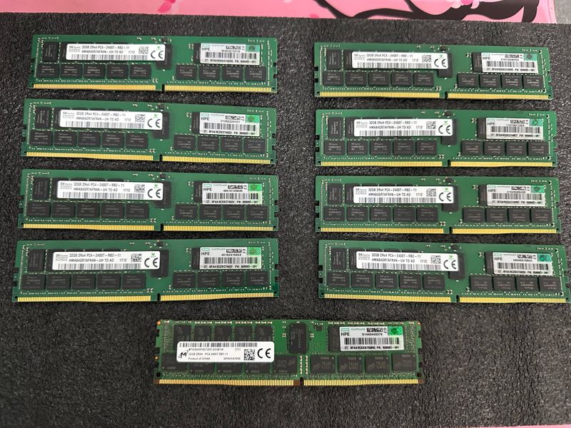 RAM Server 288 GB SK hynix 9x32 GB 2Rx4 PC4-2400T