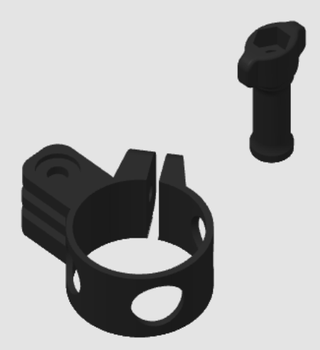 Soporte Cámara Manillar Bici 31,8mm