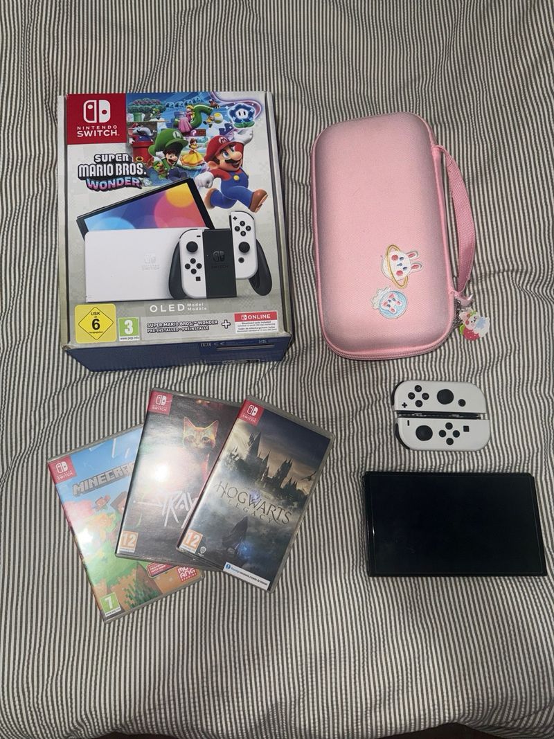 Nintendo Switch OLED + Juegos afbeelding 4