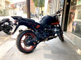 BMW 1150R Naked Negra y Naranja