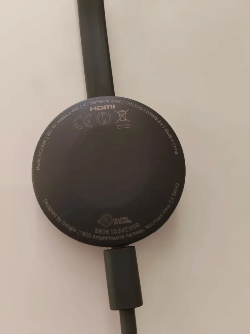 Dispositivo Google Chromecast afbeelding 2