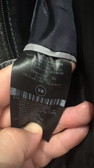 Chaqueta Moto Rainers Negra Talla 58