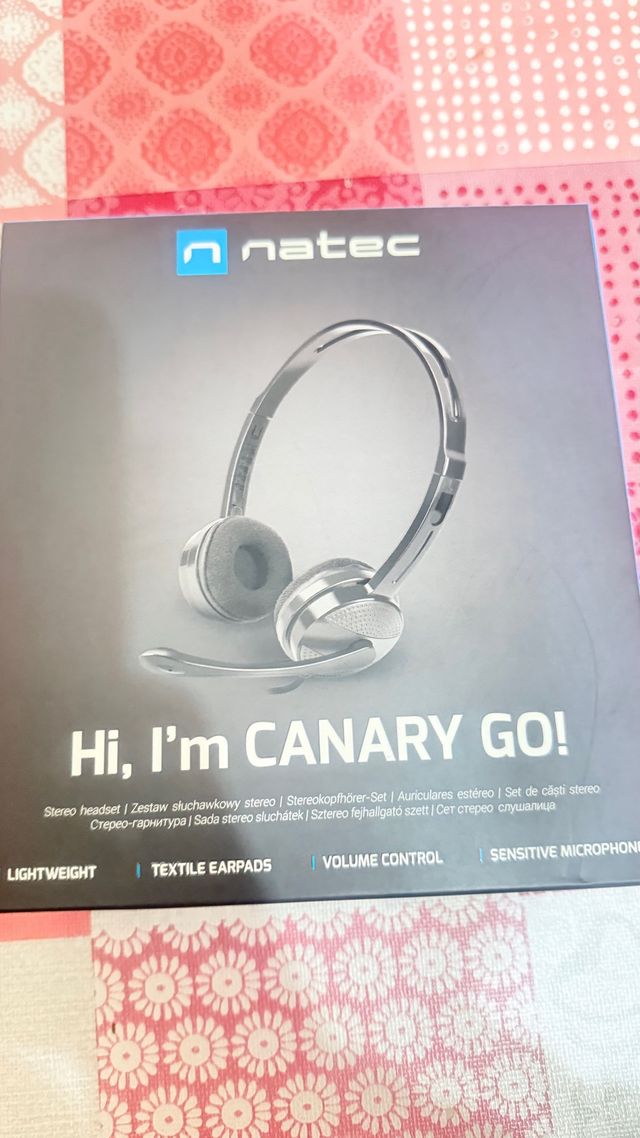 Auriculares Natec Canary GO con micrófono