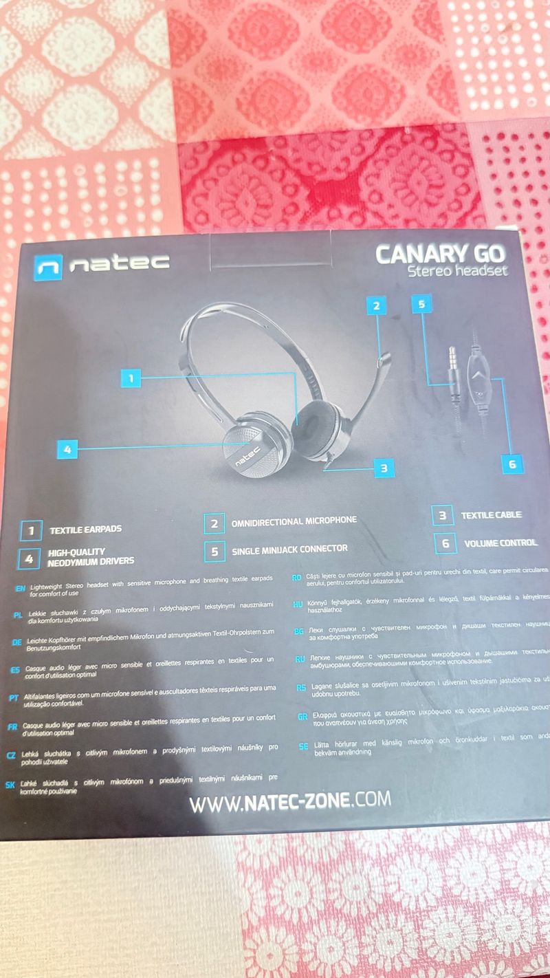 Auriculares Natec Canary GO con micrófono afbeelding 4