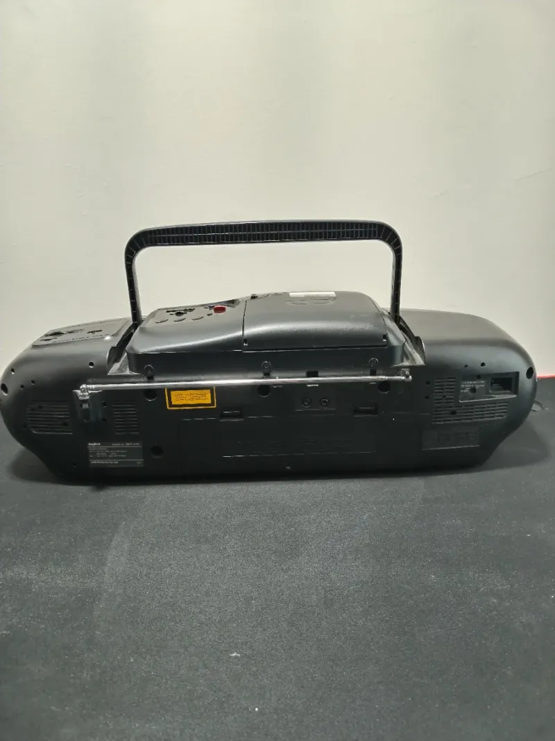 Radio Casete Sanyo Bass Xpander Negro afbeelding 3