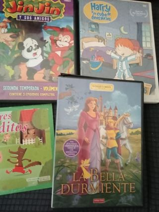 DVDs Infantiles y Audiocuento 3 Cerditos GRATIS