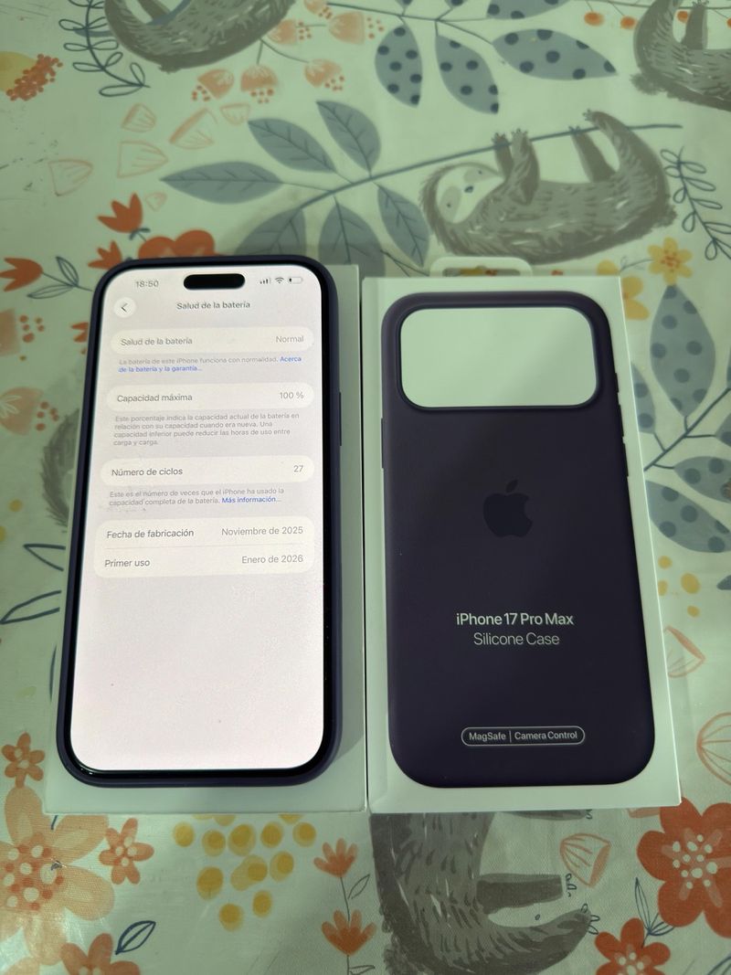 iPhone 17 Pro Max 256GB Morado en perfecto estado
