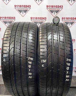 245 45 18 Y PIRELLI RUEDA AL 90% VIDA UTIL