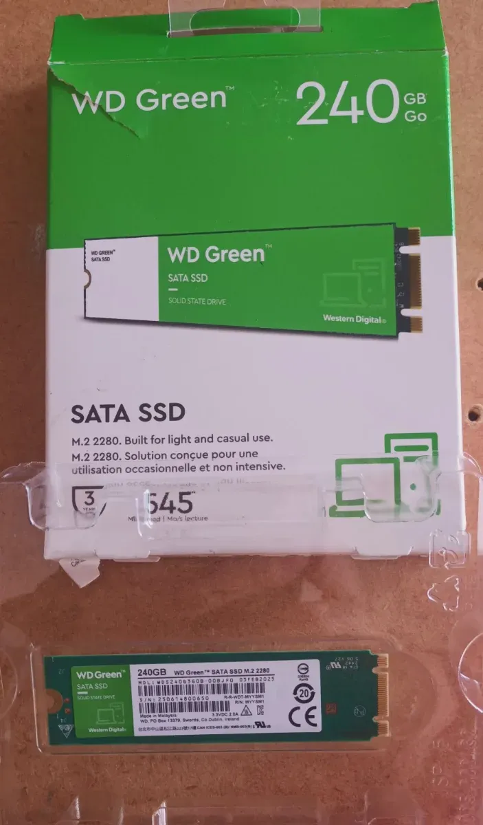 WD Green 240GB SSD M.2 SATA