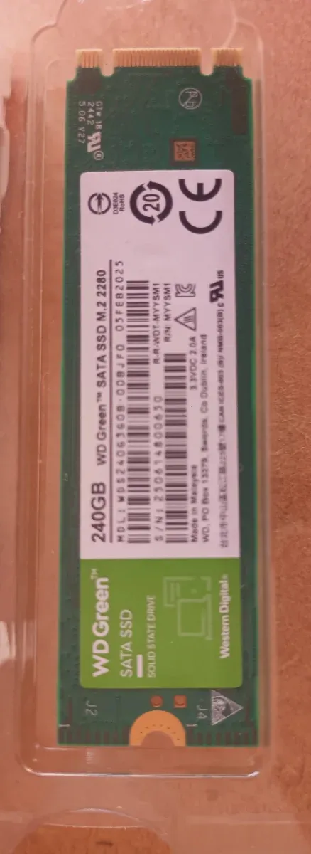 WD Green 240GB SSD M.2 SATA afbeelding 2