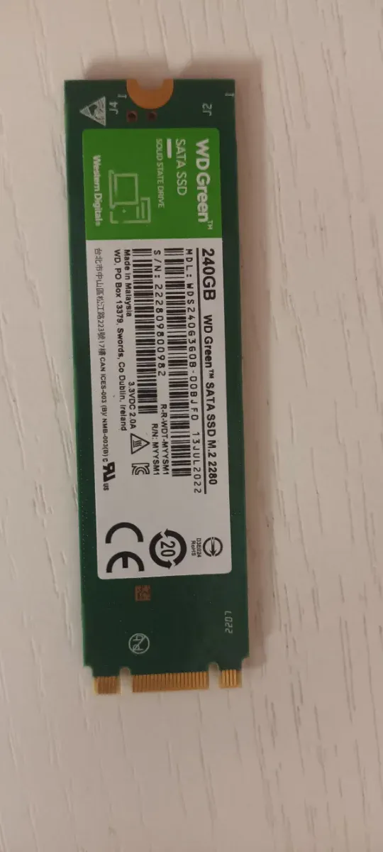 WD Green 240GB SSD M.2 SATA afbeelding 9