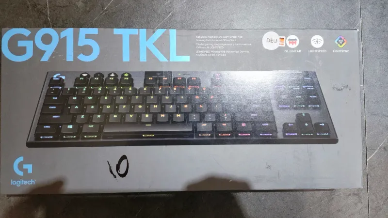 Teclado Logitech G915 TKL RGB afbeelding 2