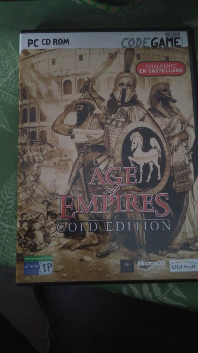 PC CD ROM Age of Empires Gold Edition