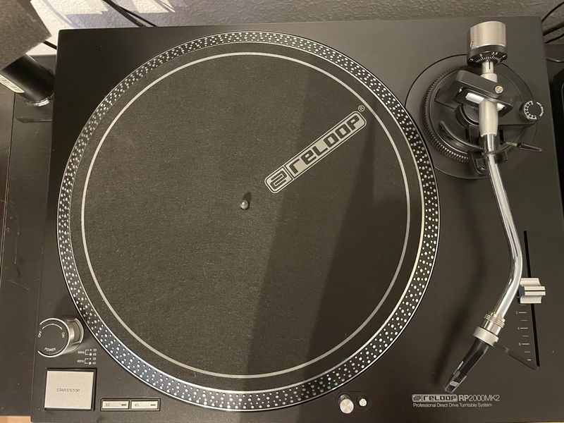 Plato Tocadiscos Reloop RP 2000 MK2 Negro afbeelding 2