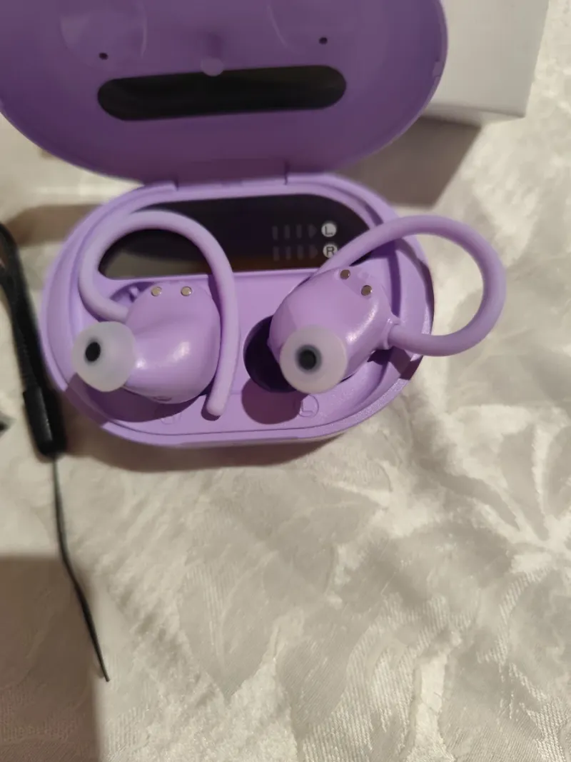 Auriculares Bluetooth Violeta Q35 con Estuche afbeelding 2