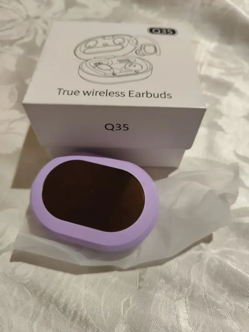 Auriculares Bluetooth Violeta Q35 con Estuche afbeelding 3