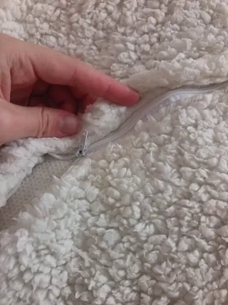 Pijama de peluche blanco talla única