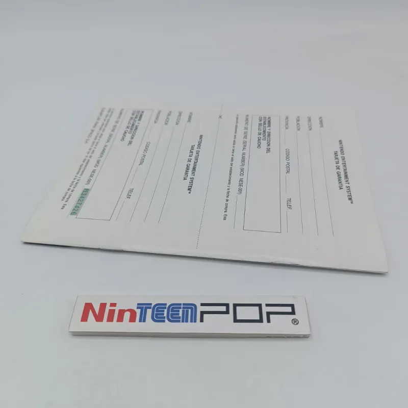 Manual SPACO Nintendo NES afbeelding 3
