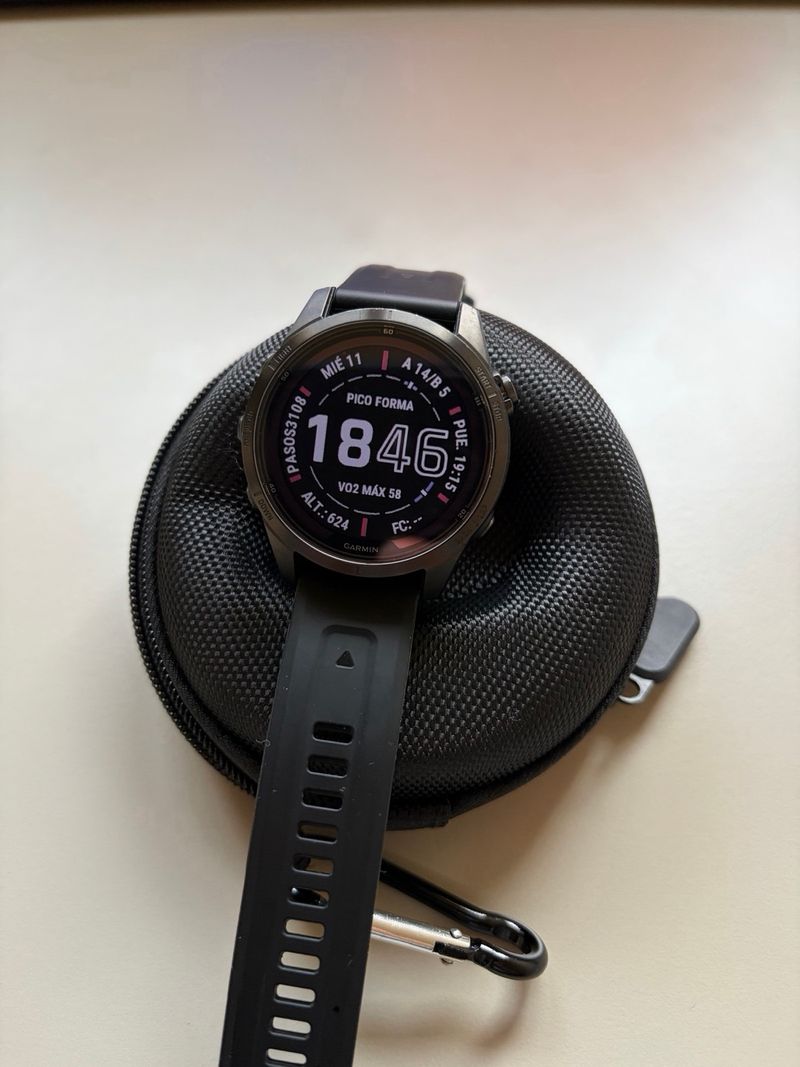 Garmin Fenix 7s Pro Zafiro Solar afbeelding 2