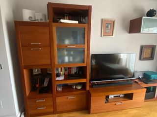 Mueble salón madera
