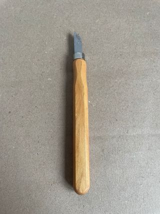 Set di strumenti per intaglio del legno con manico