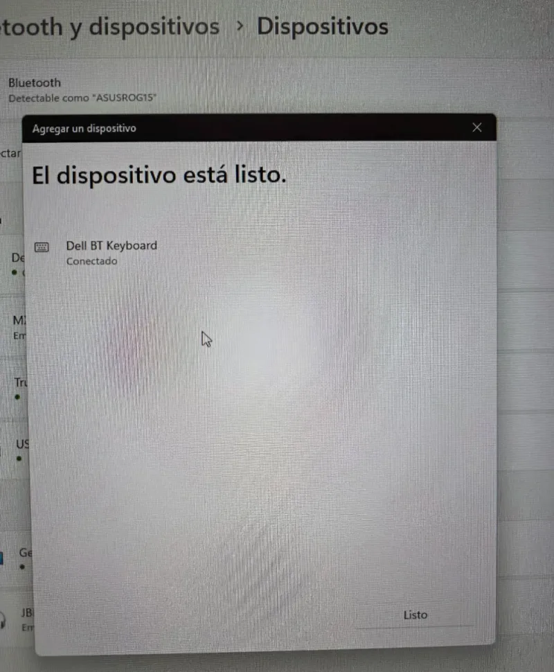 Teclado Dell Bluetooth Negro/Plata afbeelding 2