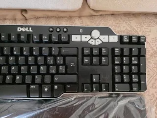 Teclado Dell Bluetooth Negro/Plata