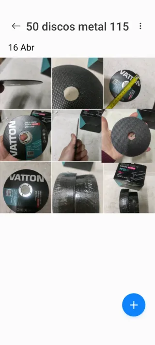 50 discos 115mm metal