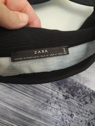 Camiseta estampada de verano Zara Talla M