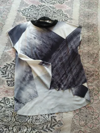 Camiseta estampada de verano Zara Talla M