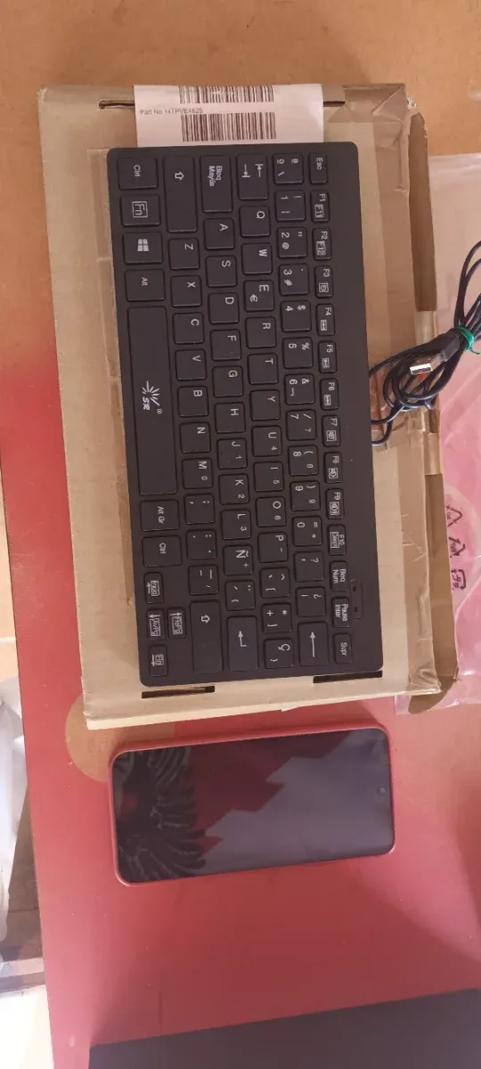 Teclado USB Mini SR Negro afbeelding 2