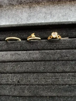 Anillos laminados Oro 18k Ajustables,10€ cada uno