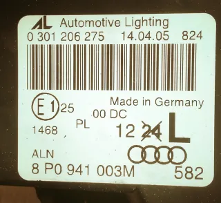 Faro Xenon Audi A3 8P