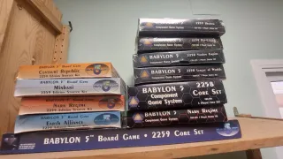 Lote Babylon 5 Component Game System 12 piezas