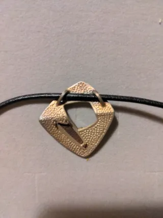 Conjunto Collar y Anillo Diseño Oro Turquesa