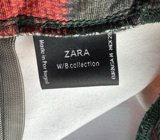 Vestido Patchwork de Zara Talla M