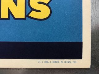 BOMBAS GEYDA, CARLOS GENS S.L., cartel año 1959