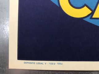 BOMBAS GEYDA, CARLOS GENS S.L., cartel año 1959