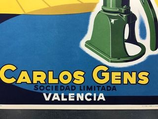 BOMBAS GEYDA, CARLOS GENS S.L., cartel año 1959