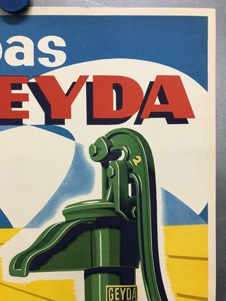 BOMBAS GEYDA, CARLOS GENS S.L., cartel año 1959