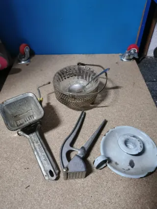 Lote de utensilios de cocina antiguos