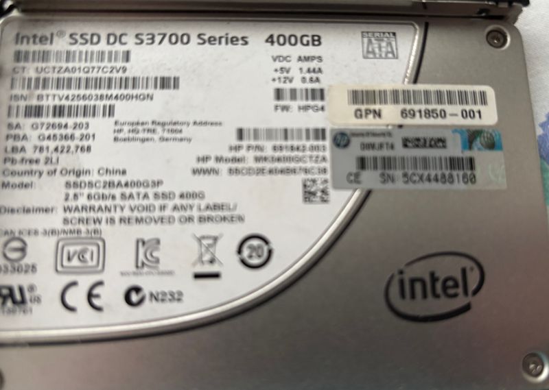 Disco SSD Intel 400GB DC S3700 Series