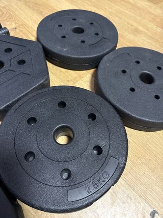 Par Mancuernas 10kg cada una.